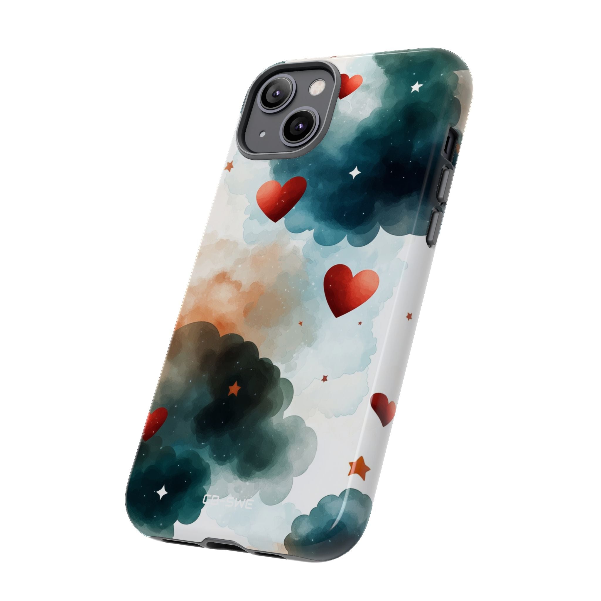 Floating Hearts Dance - iPhone Case