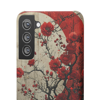 Zen Blossoms in Moonlight Samsung S21 - Slim Phone Case