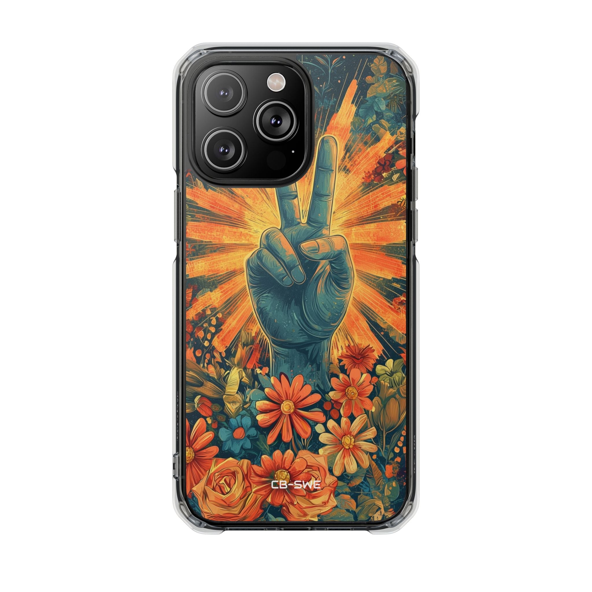 Flowers Embrace Peace iPhone Case - Impact