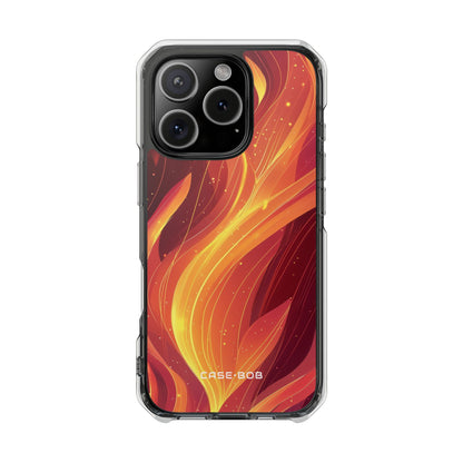Flaming Flow iPhone 16 Pro Case - Impact