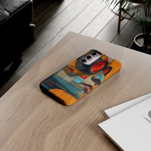 Cartoon Geometry Fusion - Protective Phone Case