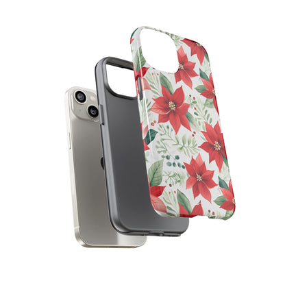 Poinsettias Bloom Bright - iPhone Case