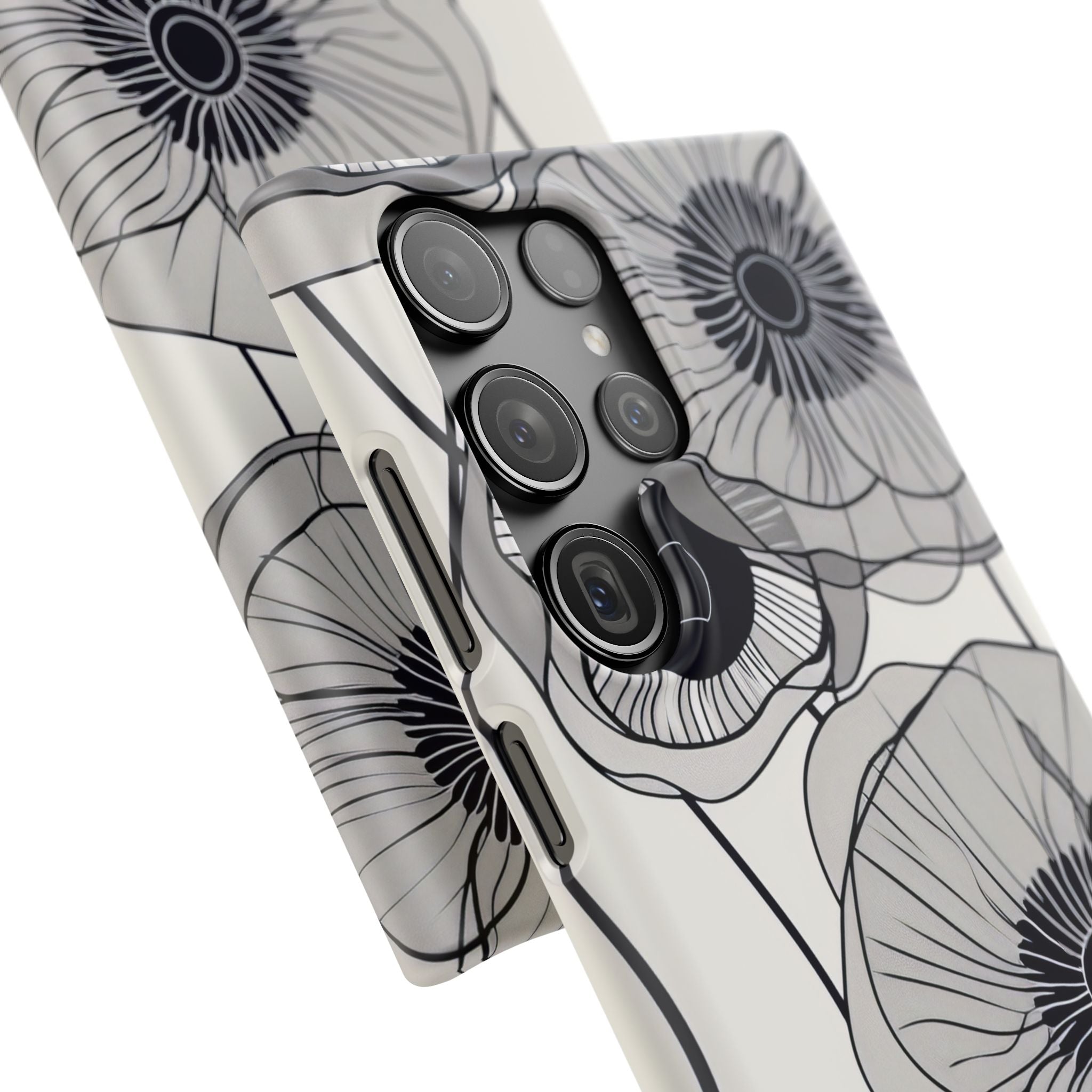 Modern Minimalist Flowers Samsung S23 - Slim Phone Case