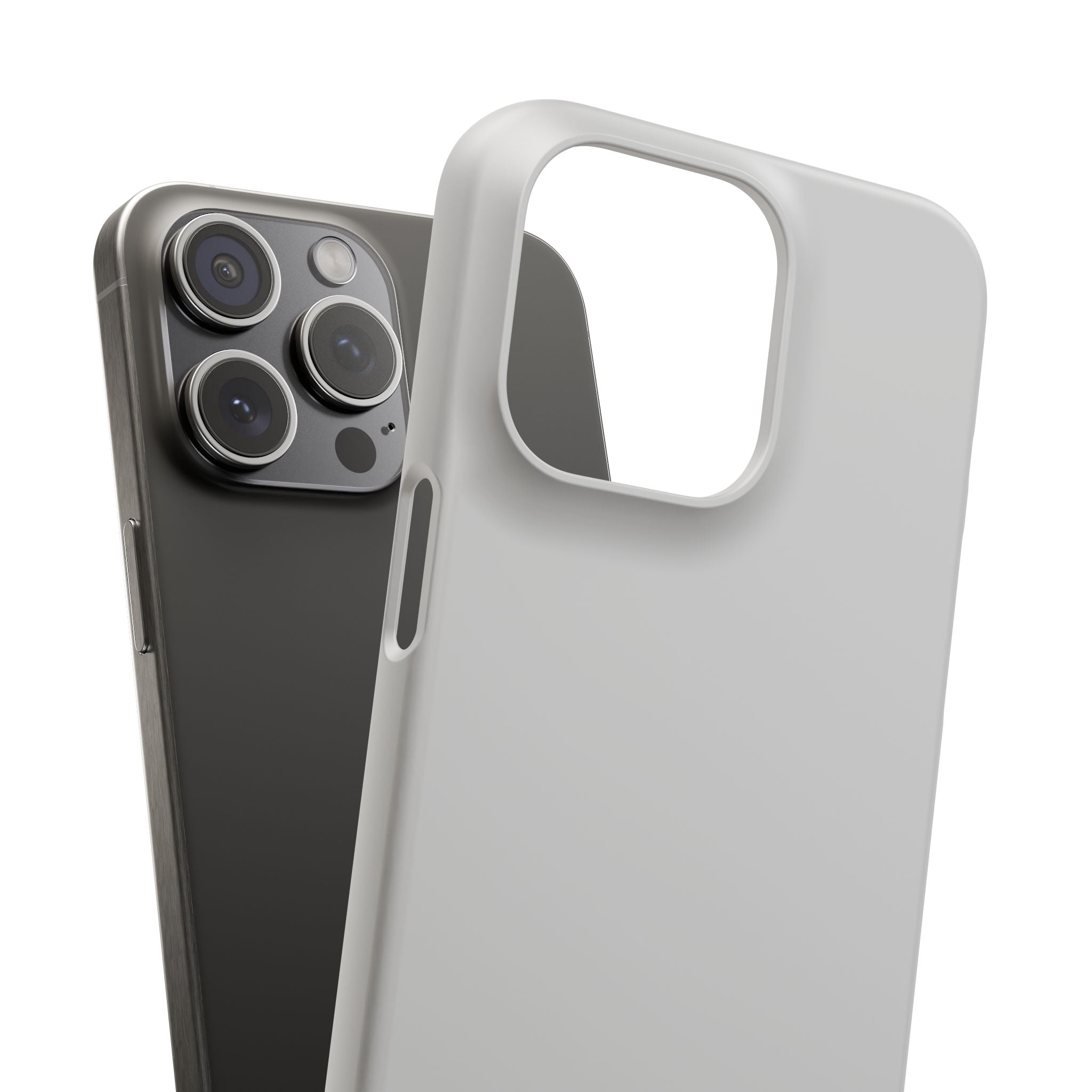 Light Gray iPhone 15 - Slim Phone Case