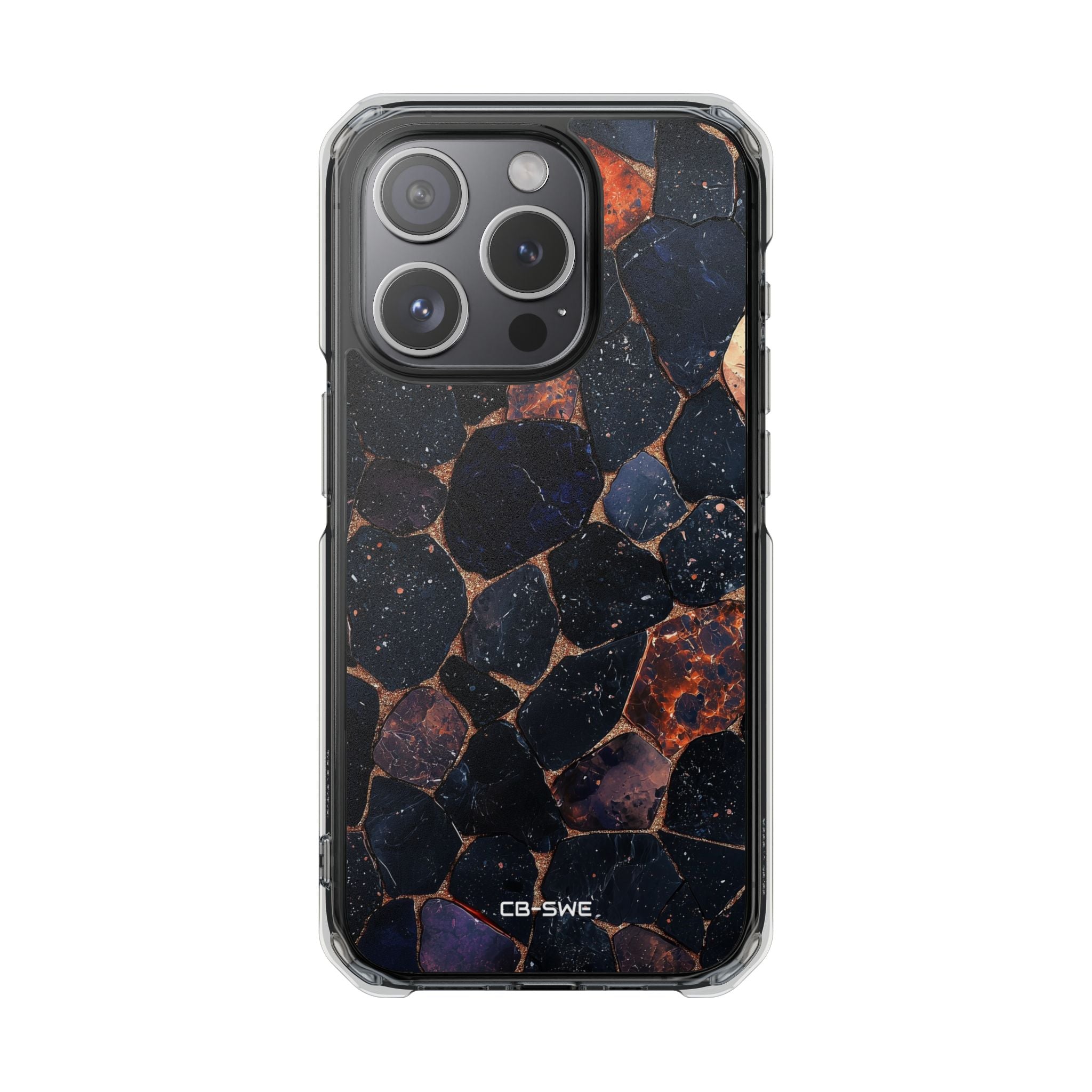 Shimmering Earth Fragments iPhone Case - Impact