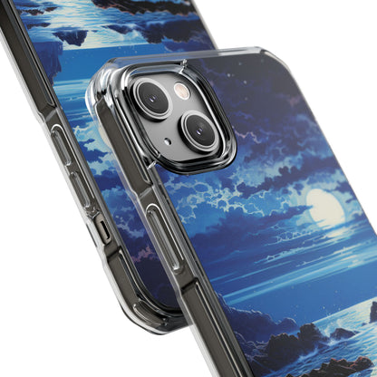 Moonlit Sea Dance iPhone Case - Impact