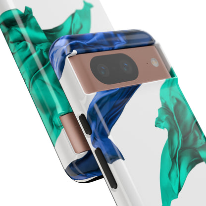 Blue Velvet Fabric - Protective Phone Case