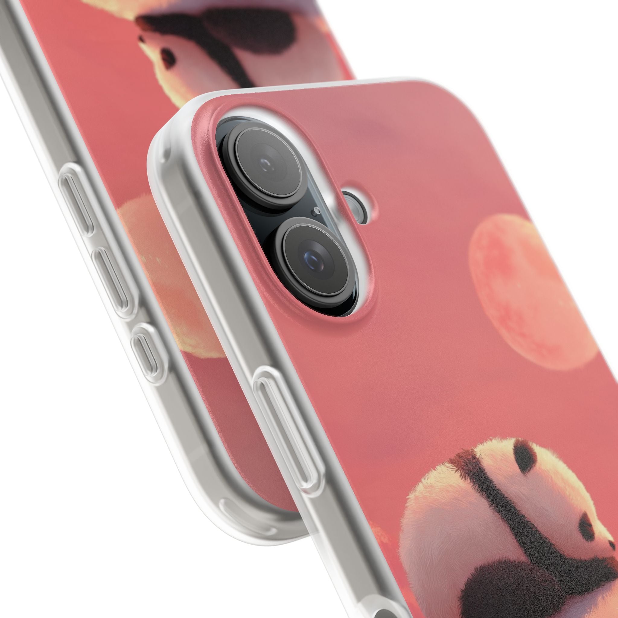 Panda Moonbeam iPhone 16 Case - Soft