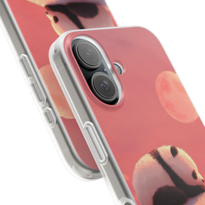 Panda Moonbeam iPhone 16 Case - Soft