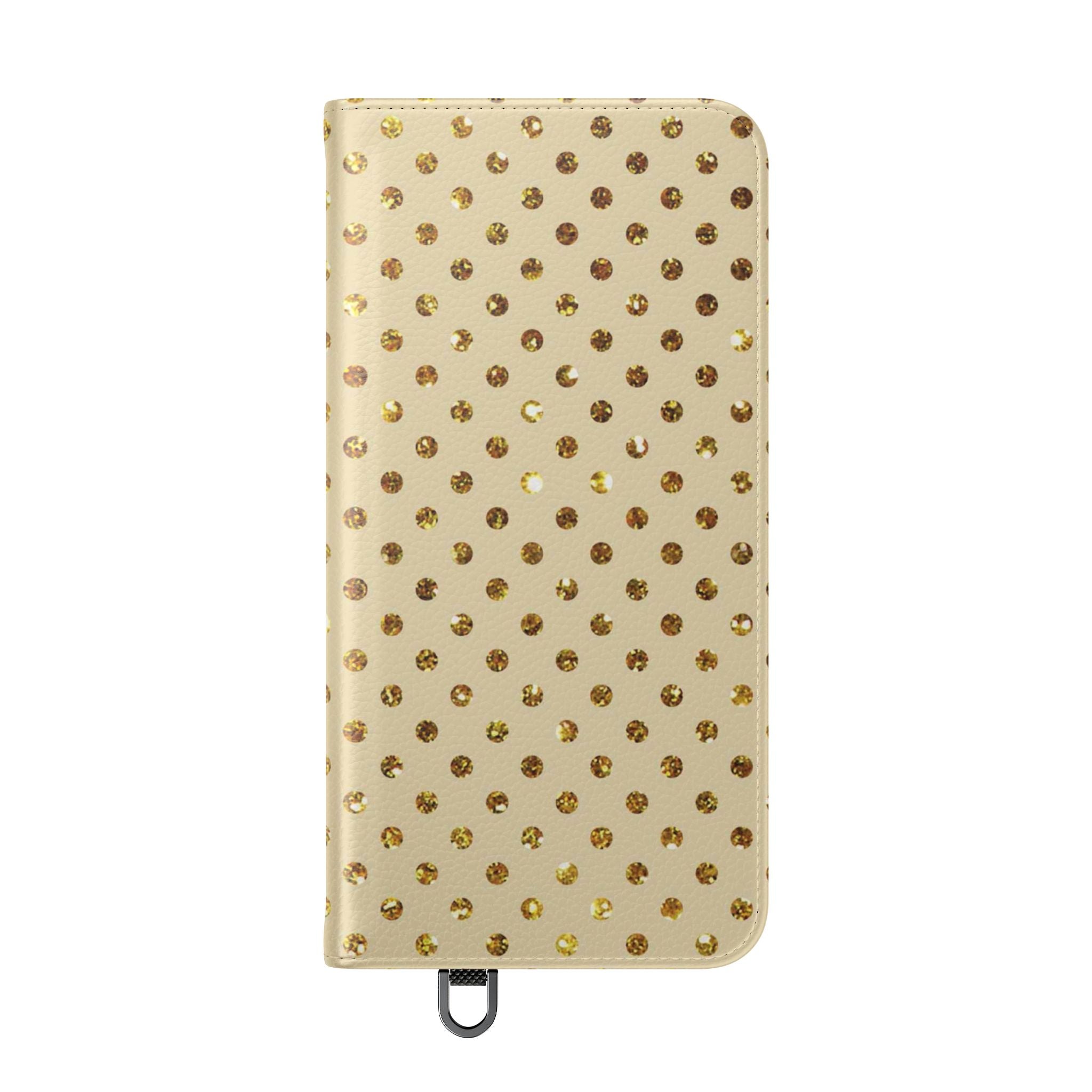 Golden Sparkle - Samsung S25+ Case - Wallet