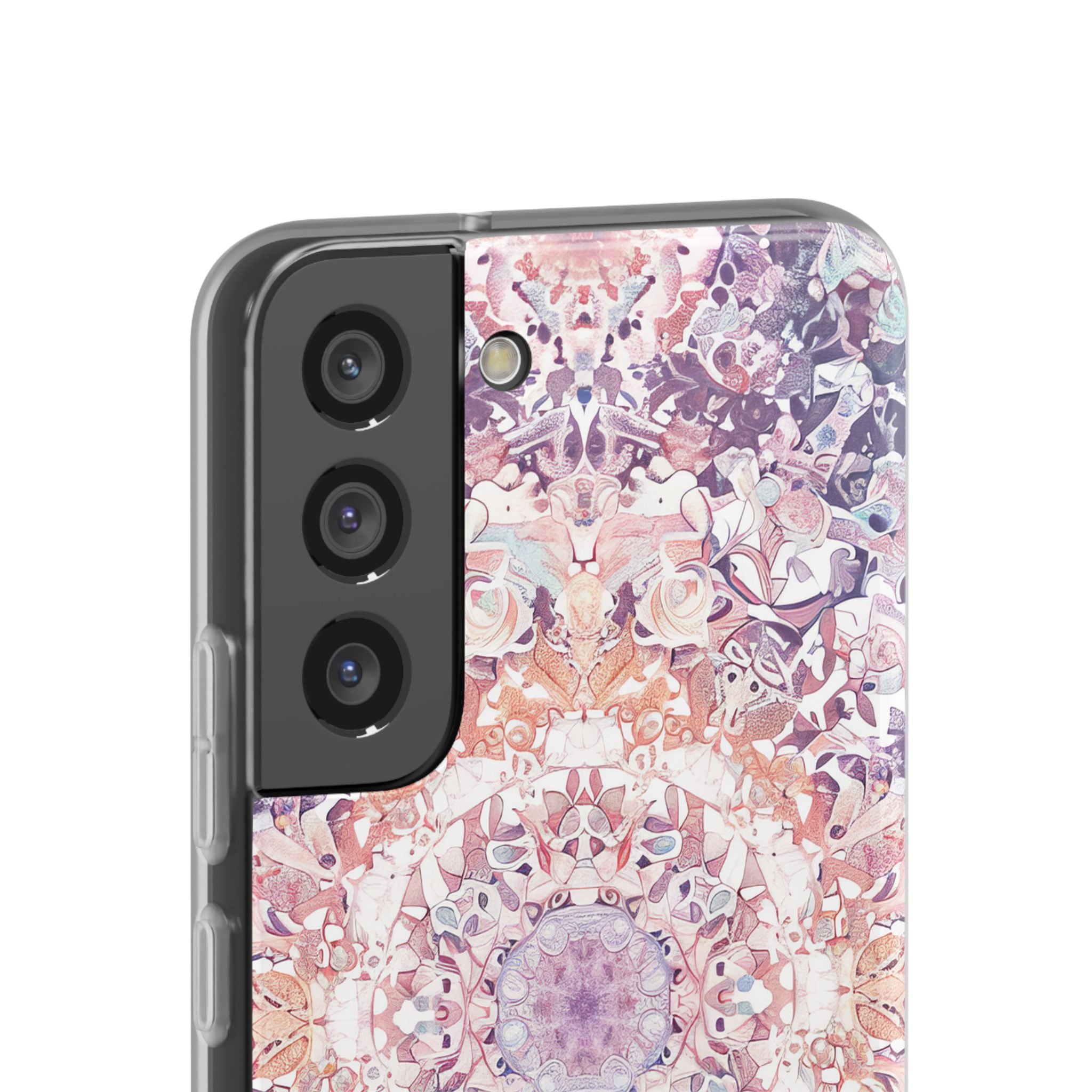 Purple Pink Mandala - Flexi Samsung S22 Phone Case