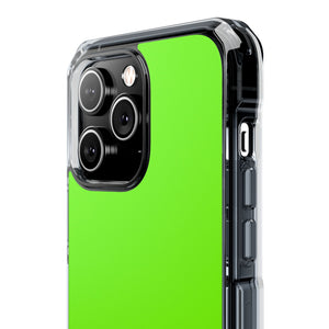 Lawn Green | Phone Case for iPhone (Clear Impact Case - Magnetic)