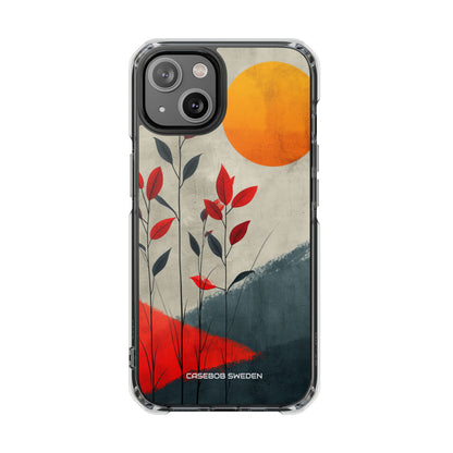 Gray Sunscape - Clear Impact iPhone 14 Phone Case