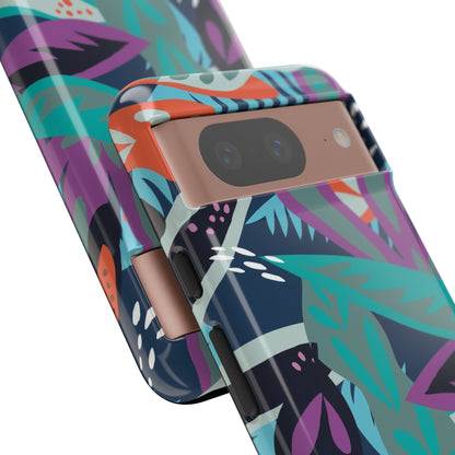 Tropical Leaf Moz - Protective Phone Case