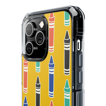 Crayons Dance Joyfully iPhone Case - Impact