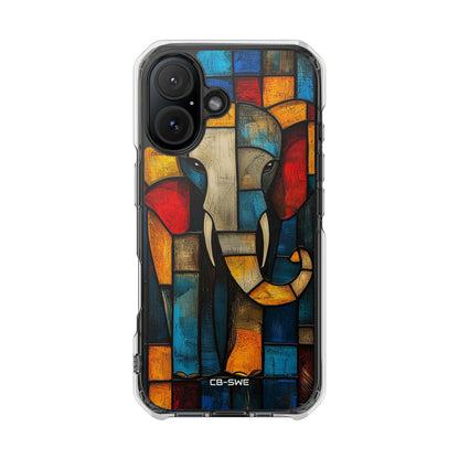 Elephant Shapes Dance iPhone Case - Impact