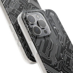 Cyber ​​Circuitry Art | Flexible Handyhülle für iPhone