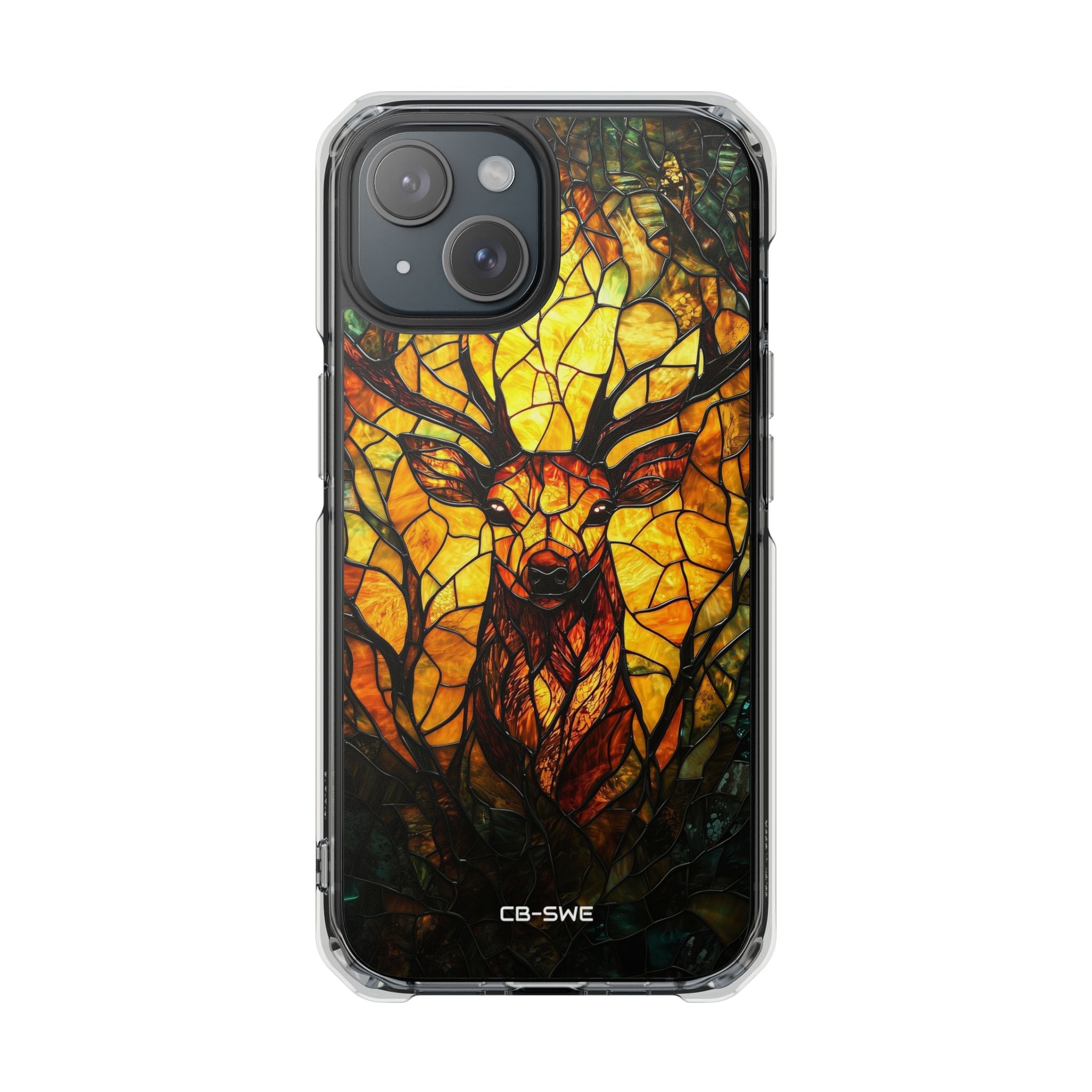 Glowing Stag Emerges iPhone Case - Impact