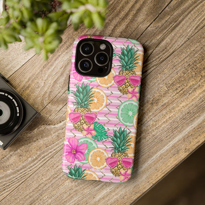Tropical Fruits Dance - iPhone Case