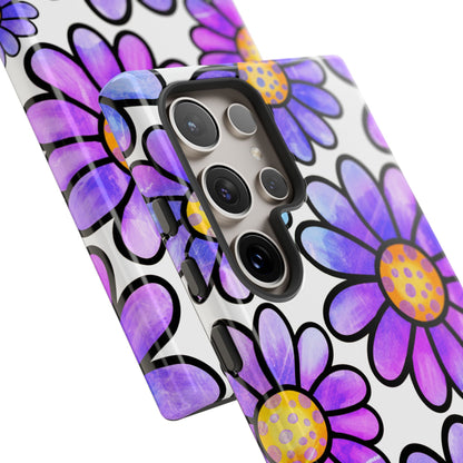 Polka Dot Blooms Samsung S24 Ultra Case - Tough