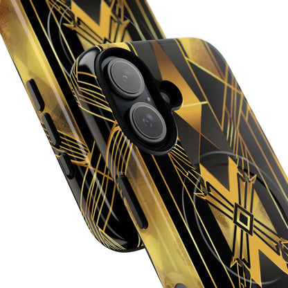 Golden Diamond Radiance iPhone 16 Case - Tough+