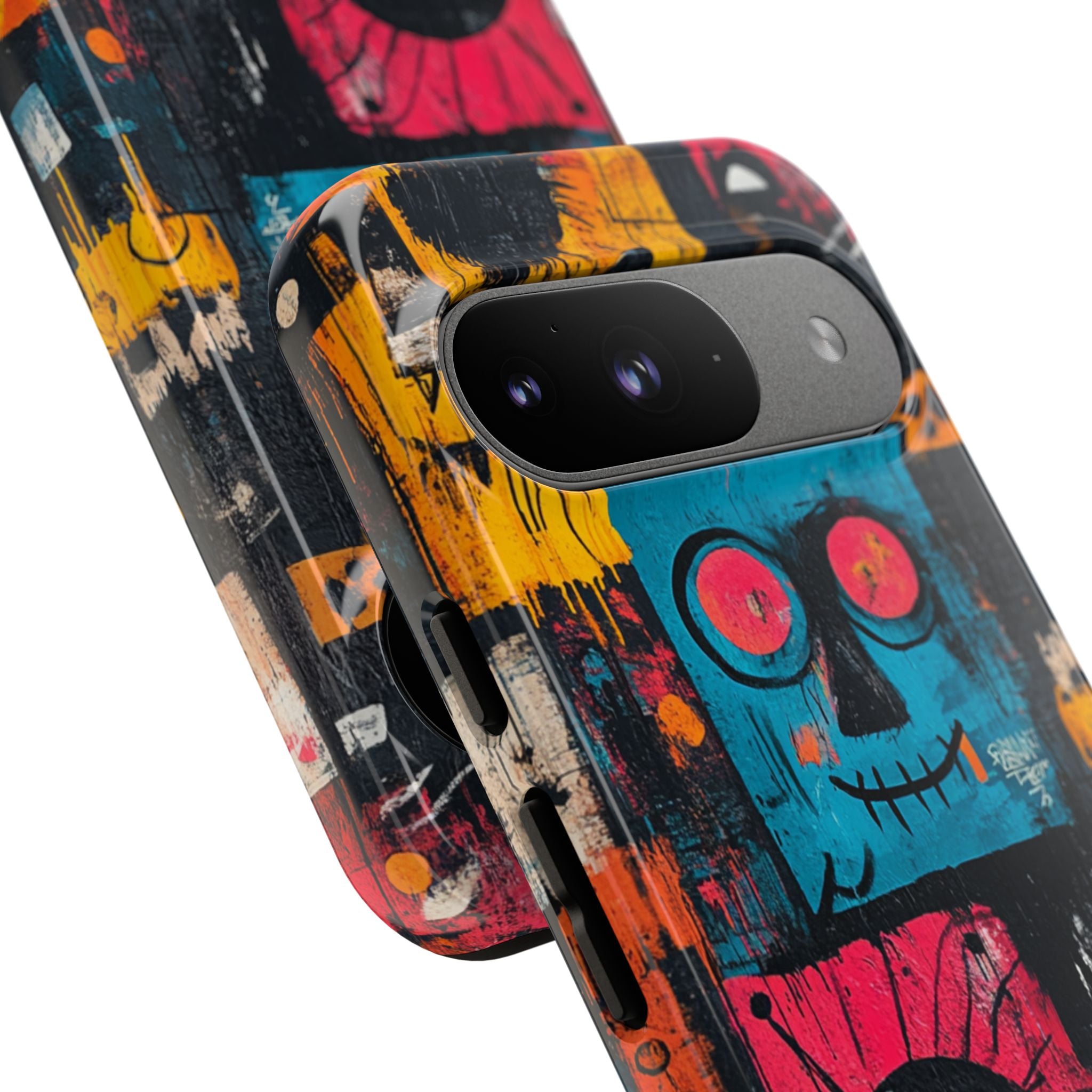 Blue Stitch Smile Google Pixel 9 Case - Tough