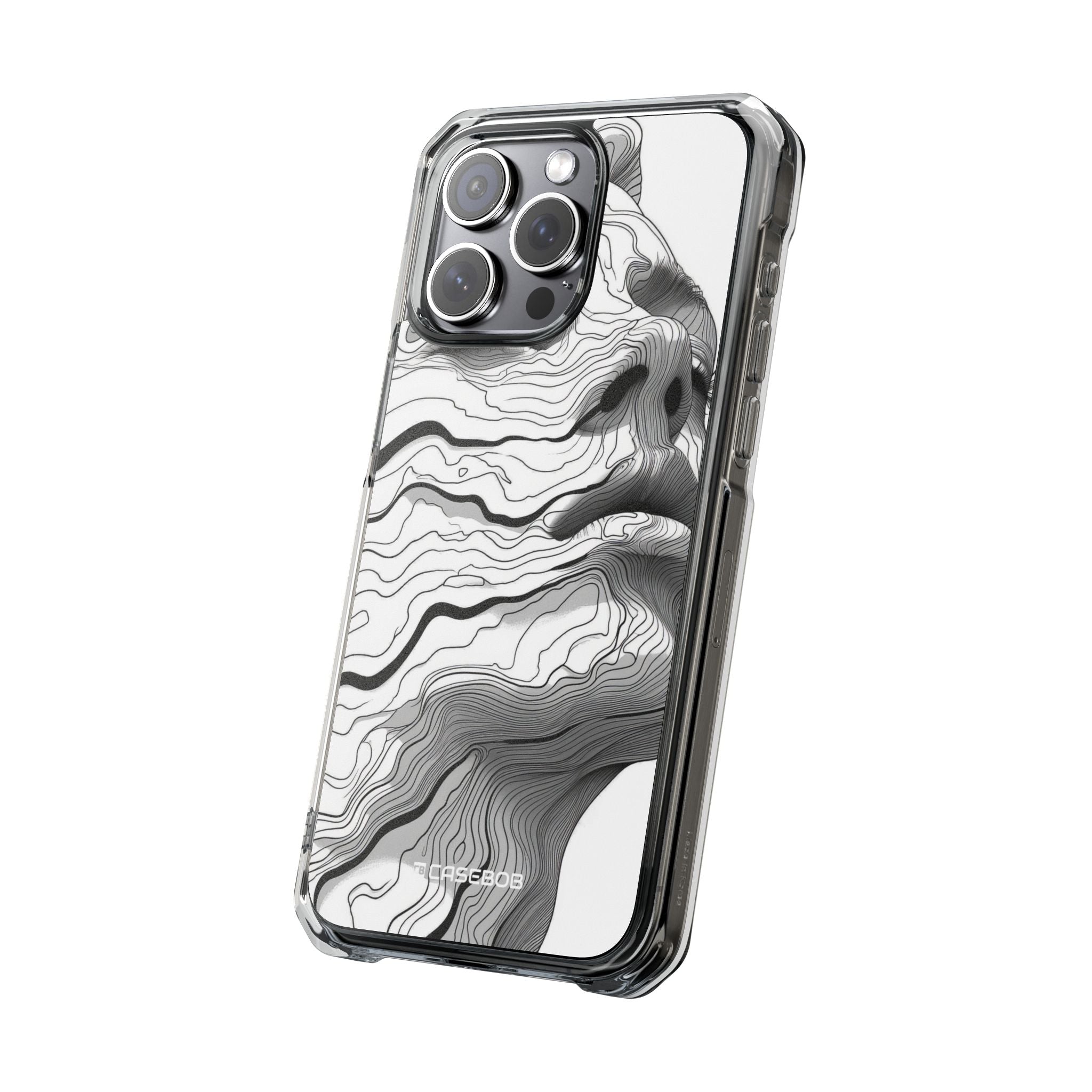 Topographic Serenity - Phone Case for iPhone