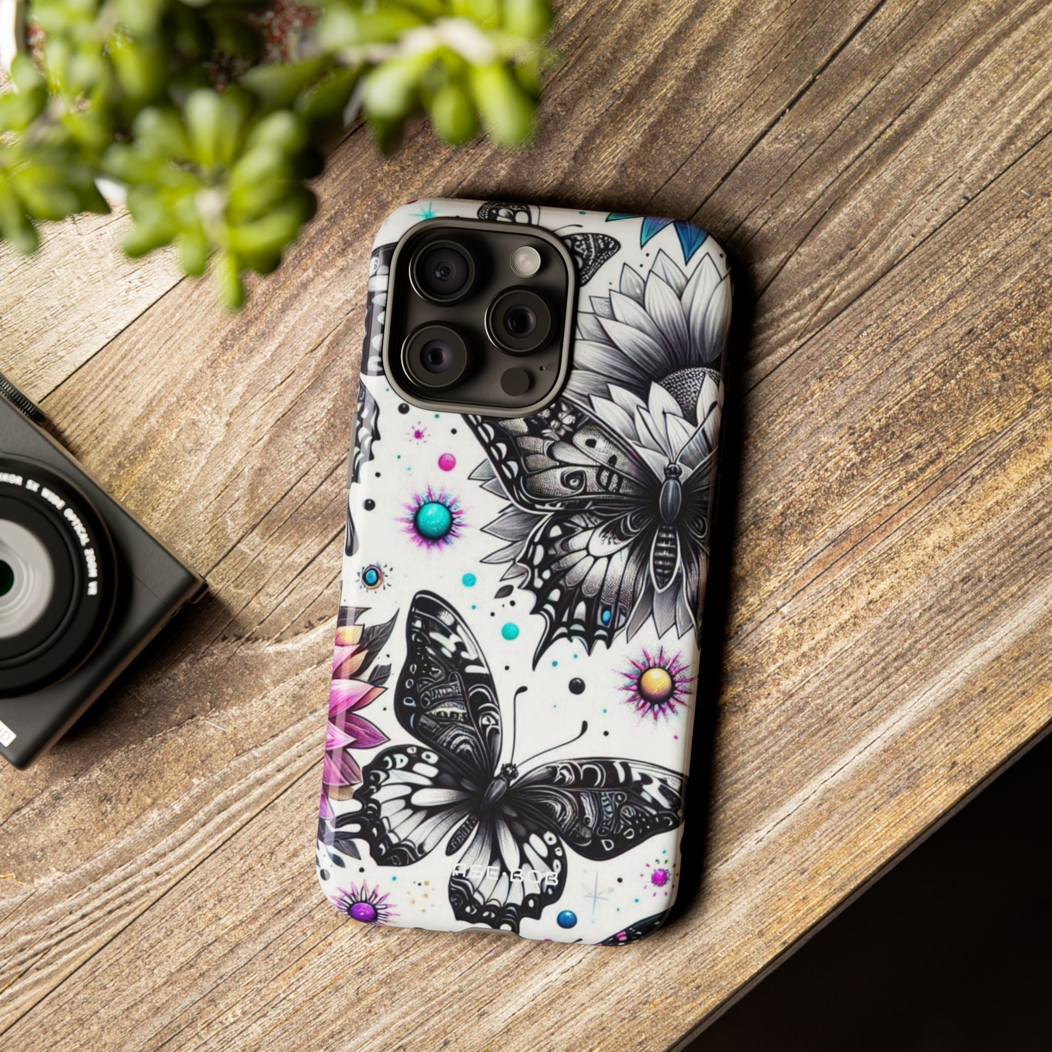 Butterfly Bloom iPhone 15 Pro Max Case - Tough