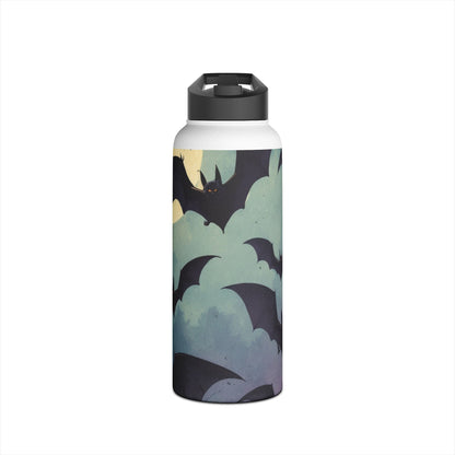 Glowing Bat Wings - Stainless Steel Water Bottle