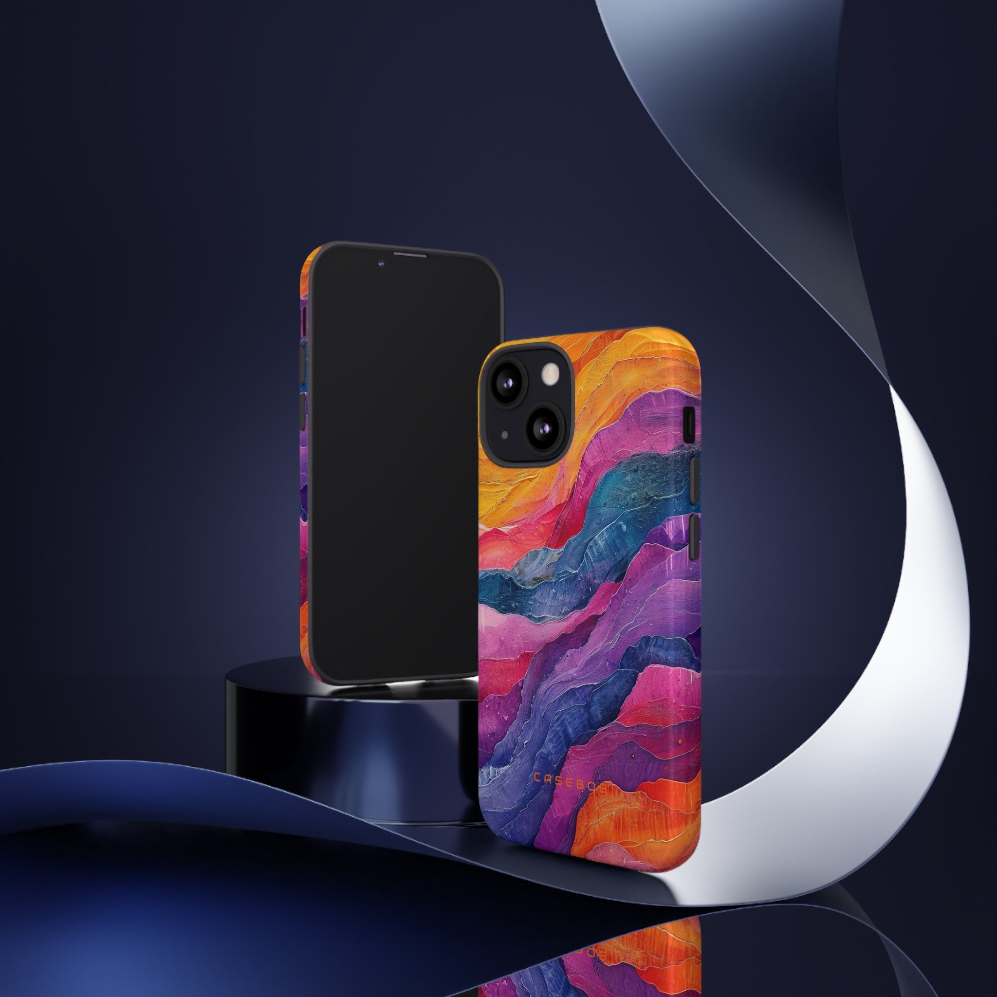 Pastel Wave Serenity - Protective Phone Case