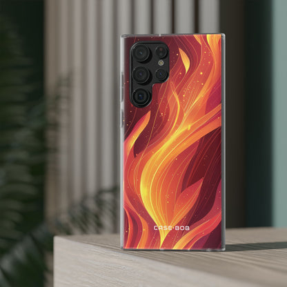 Flaming Flow Samsung S22 Ultra Case - Soft