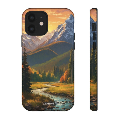 Mountain Reflections Glimmer - iPhone Case