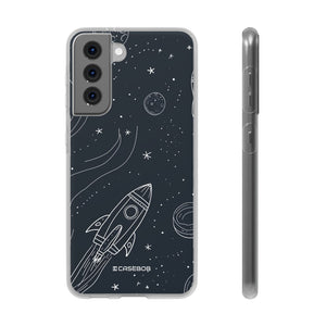 Cosmic Doodle Adventure | Flexible Phone Case for Samsung Galaxy