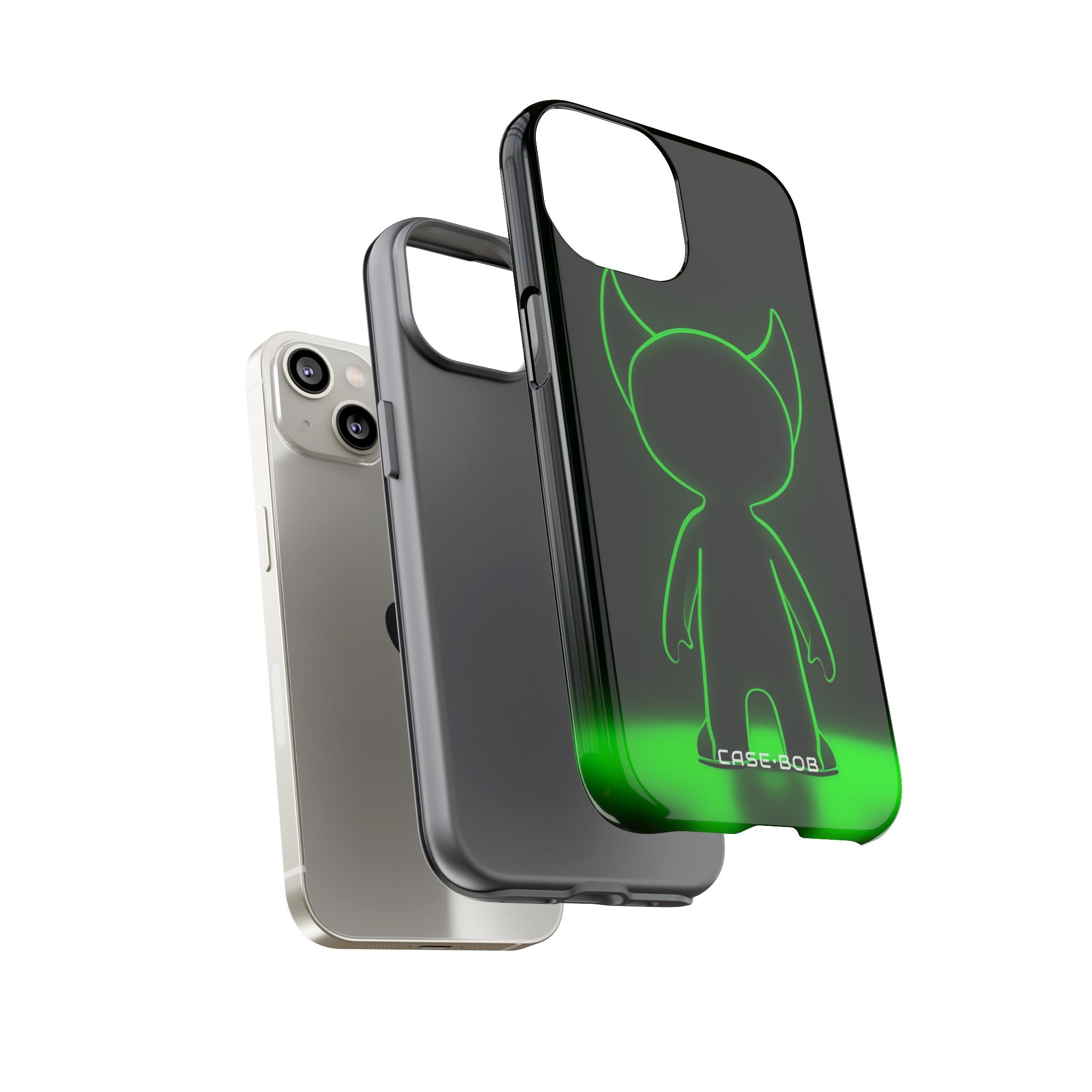 Neon Horned Glow iPhone 14 Case - Tough