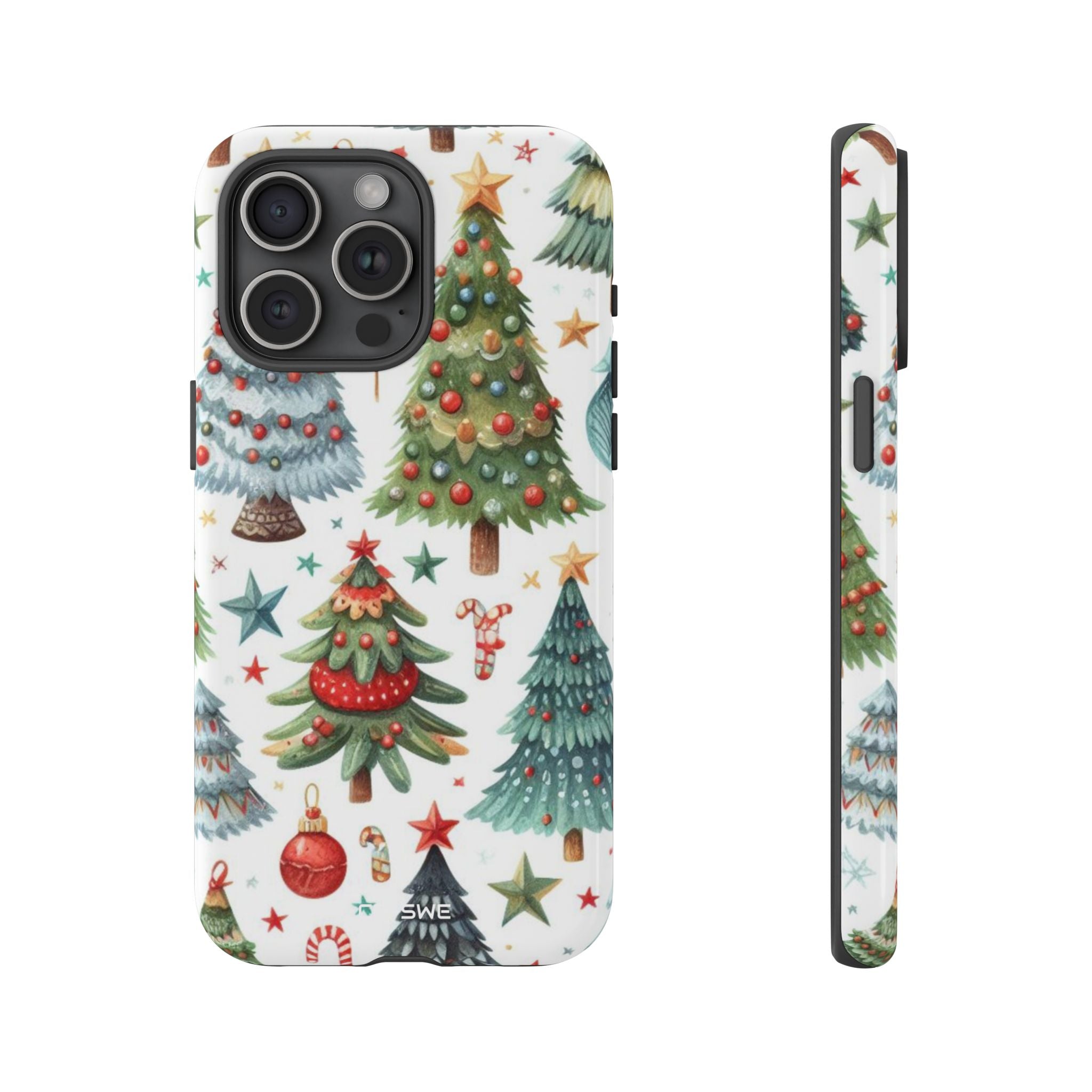 Whimsical Trees Sparkle - iPhone Case