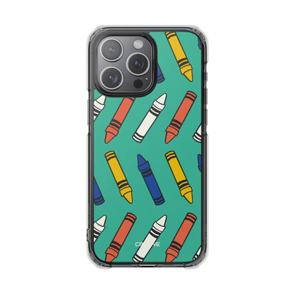 Crayons Dance Playfully iPhone Case - Impact