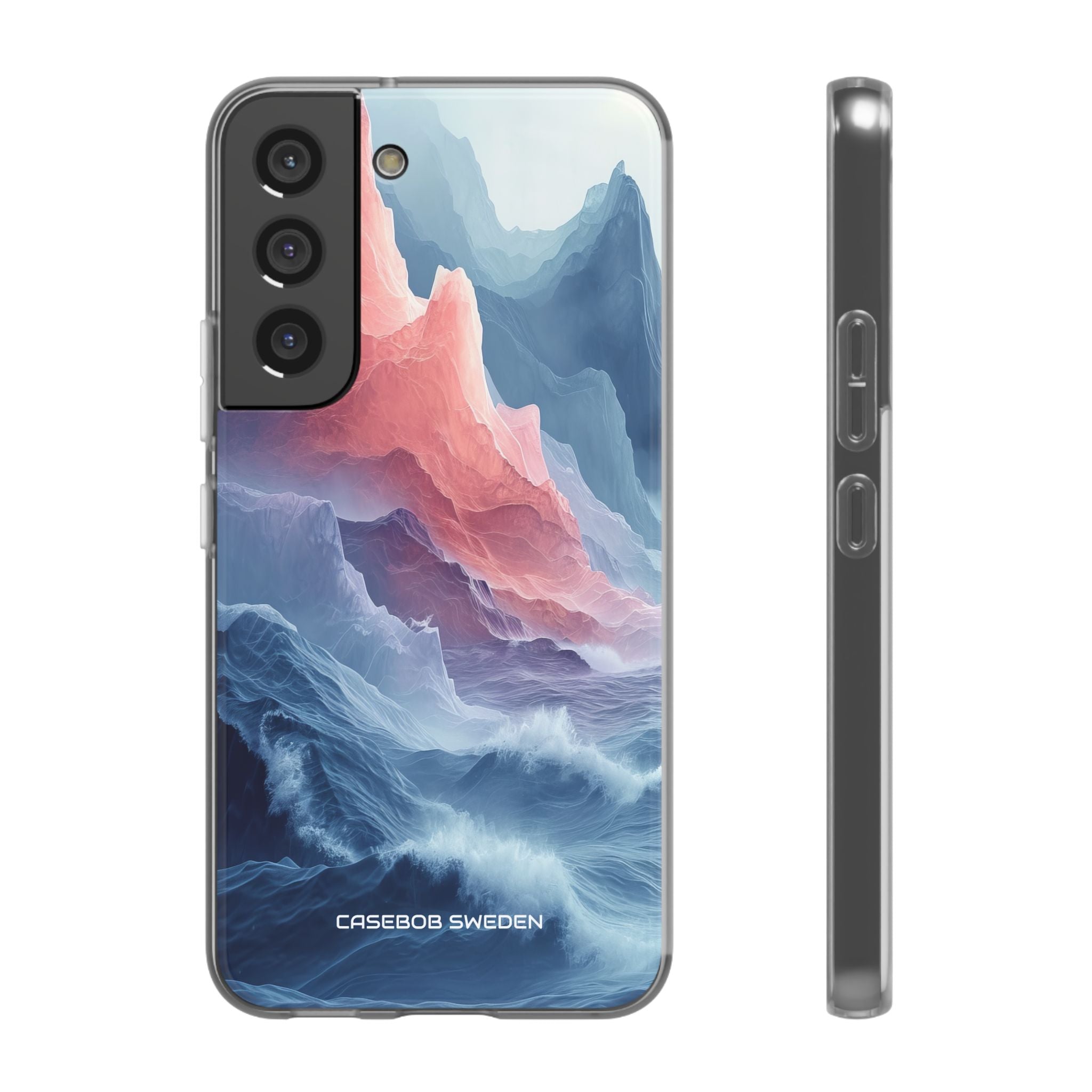 Mountain Wave Serenity - Flexi Samsung S22 Phone Case