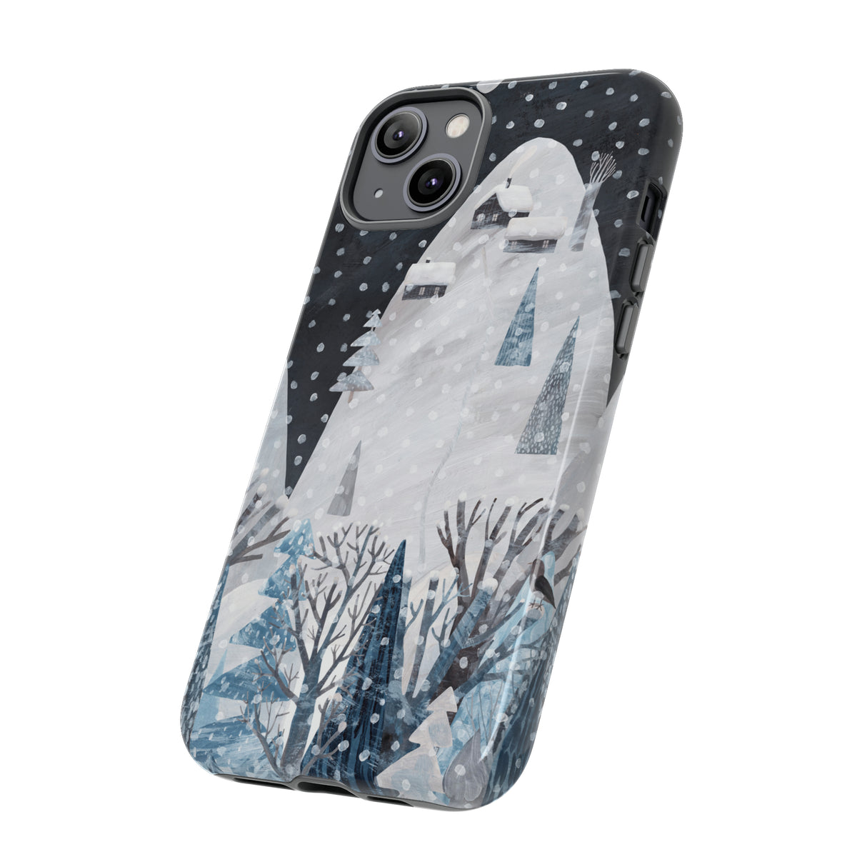 Cute Winter Landscape - Protective Phone Case