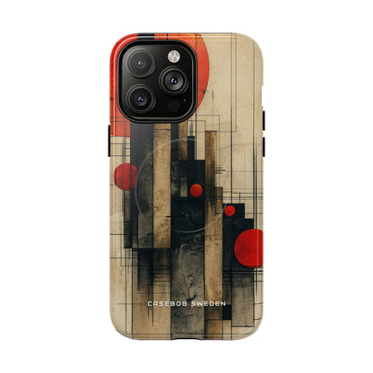 Vintage Geometric Harmony iPhone 14 | Tough+ Phone Case