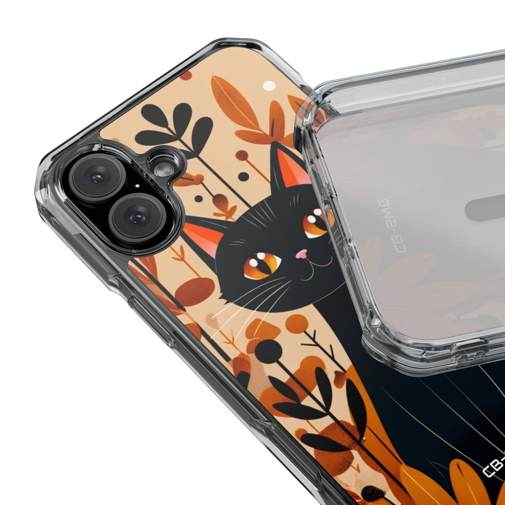 Autumnal Cat Whimsy iPhone Case - Impact