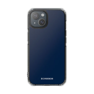 Oxford Blue | Phone Case for iPhone (Clear Impact Case - Magnetic)