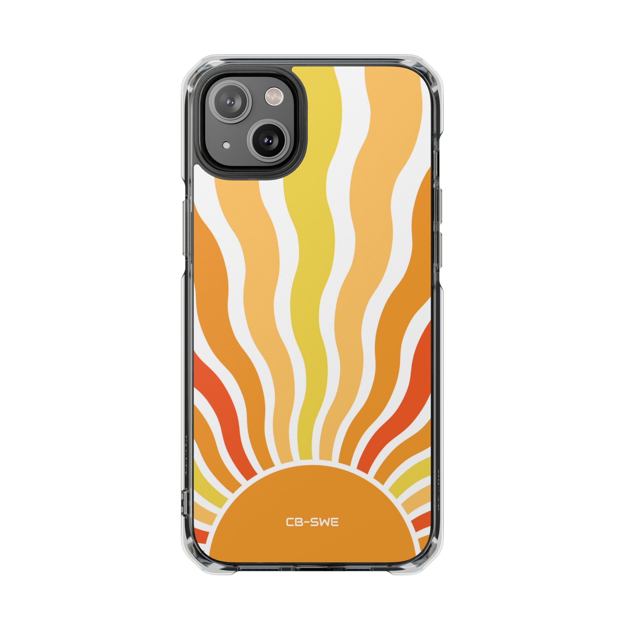 Retro Sunshine Waves iPhone Case - Impact