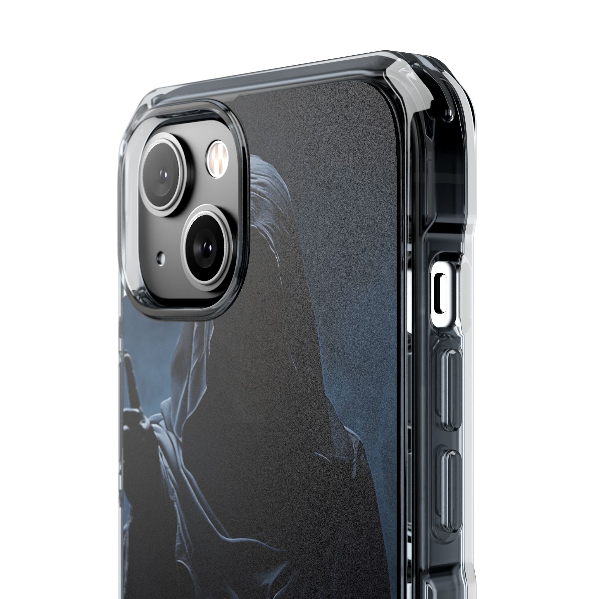 Spectral Guardian Warning iPhone Case - Impact