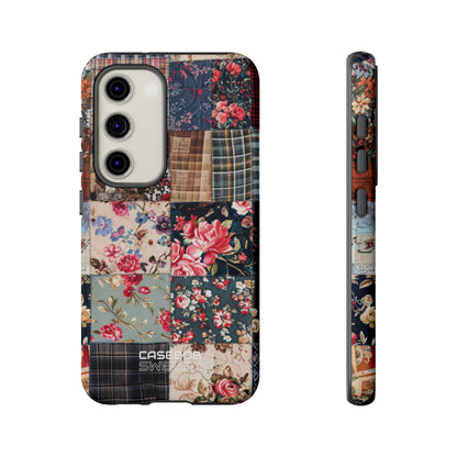 Trapunta patchwork floreale Samsung S23 - Tough