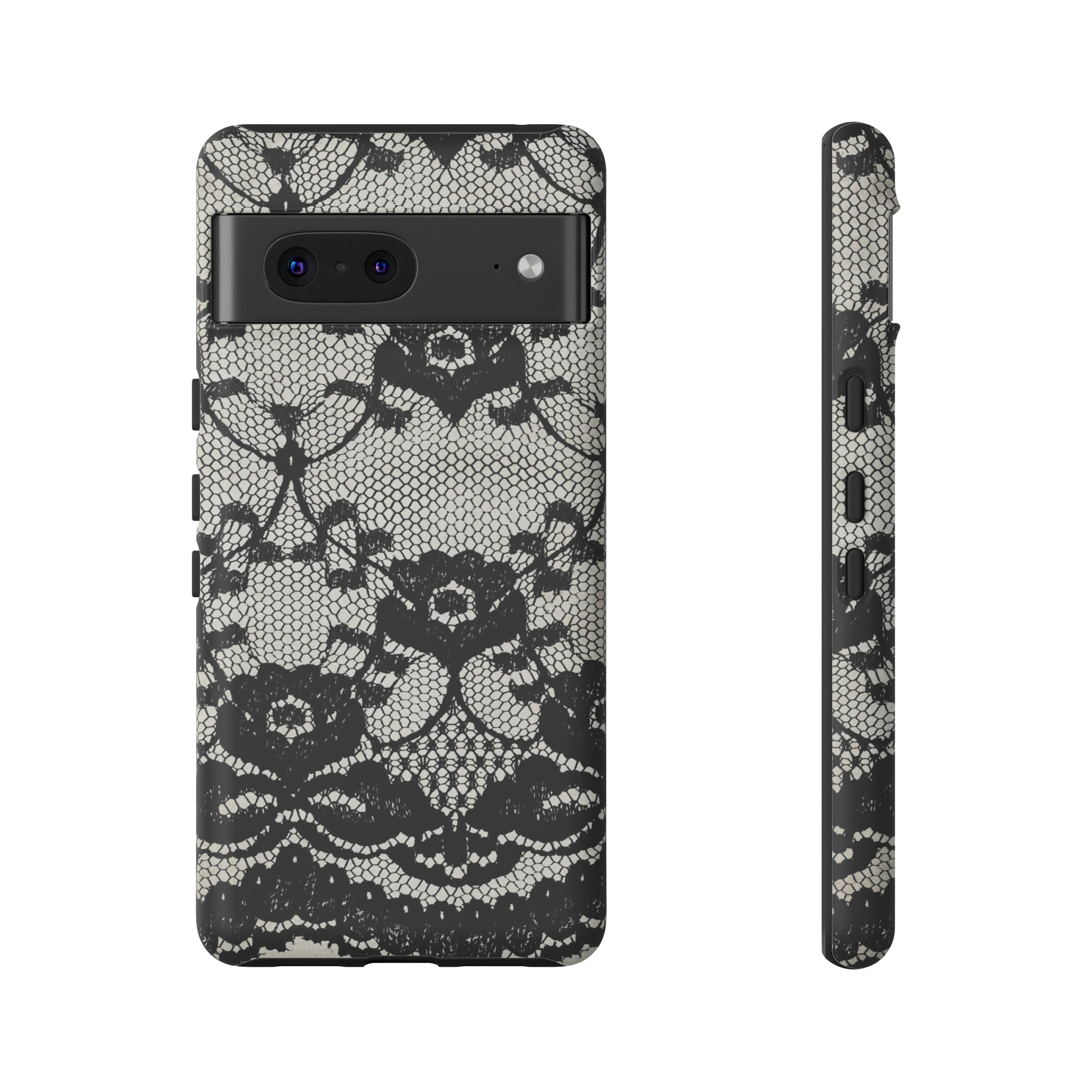 Lilrunge Gothic Flower - Protective Phone Case