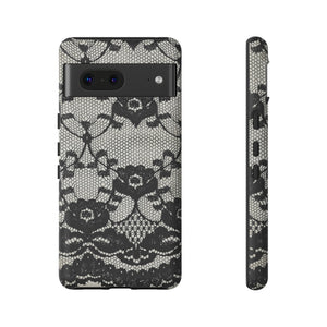 Lilrunge Gothic Flower - Protective Phone Case