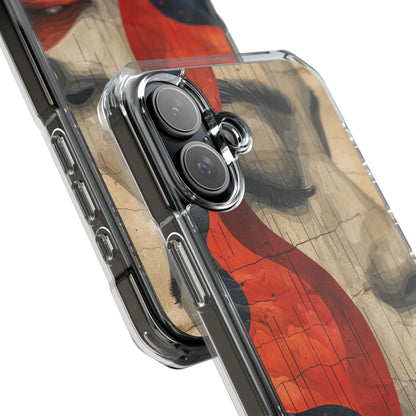 Crimson Flow Profile iPhone 16 - Impact Clear+