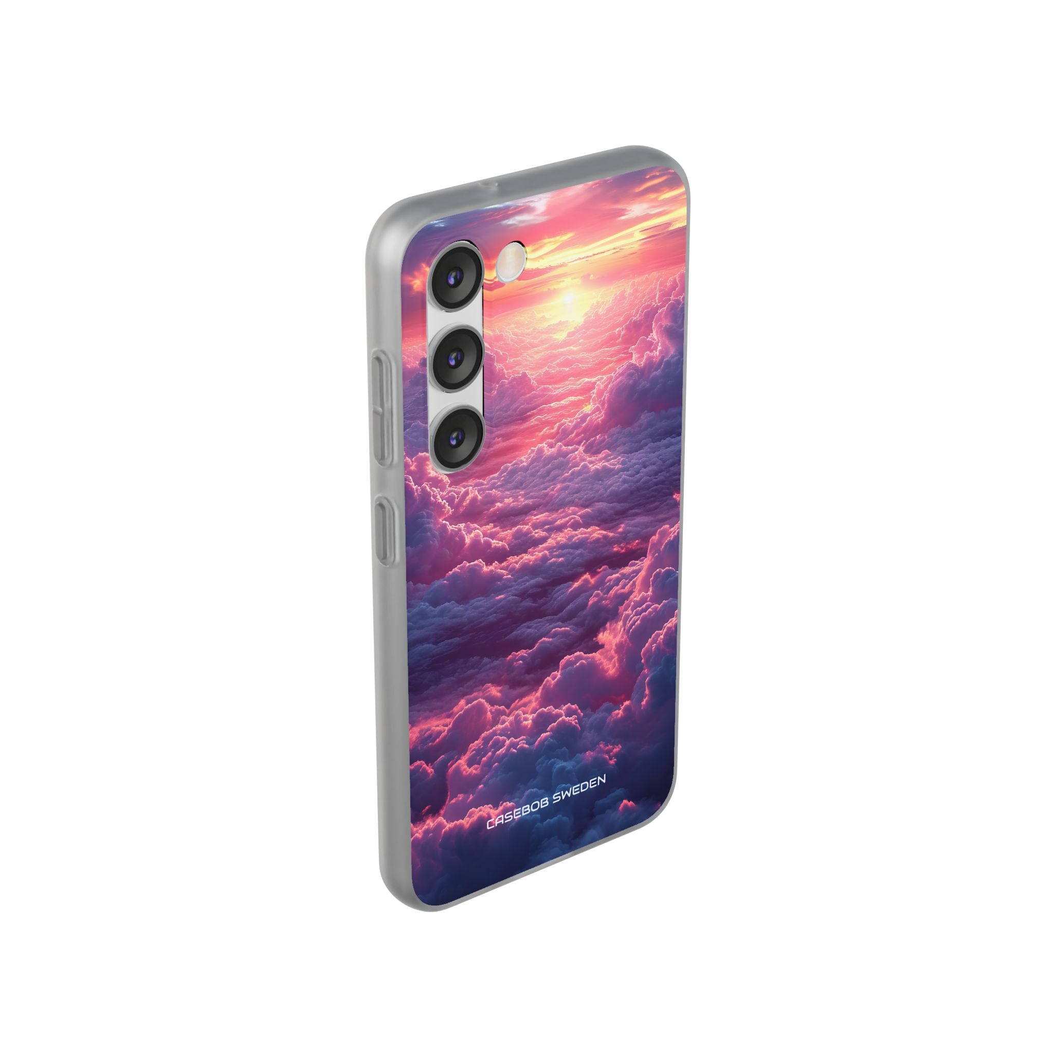 Pink Purple Clouds - Flexi Samsung S23 Phone Case