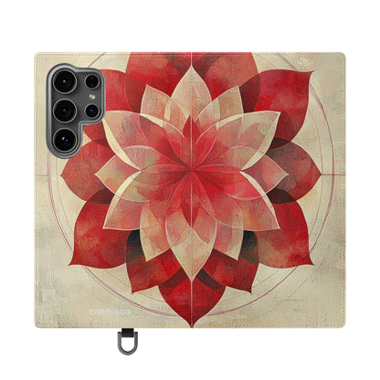 Crimson Bloom - Samsung S24 Ultra Case - Wallet