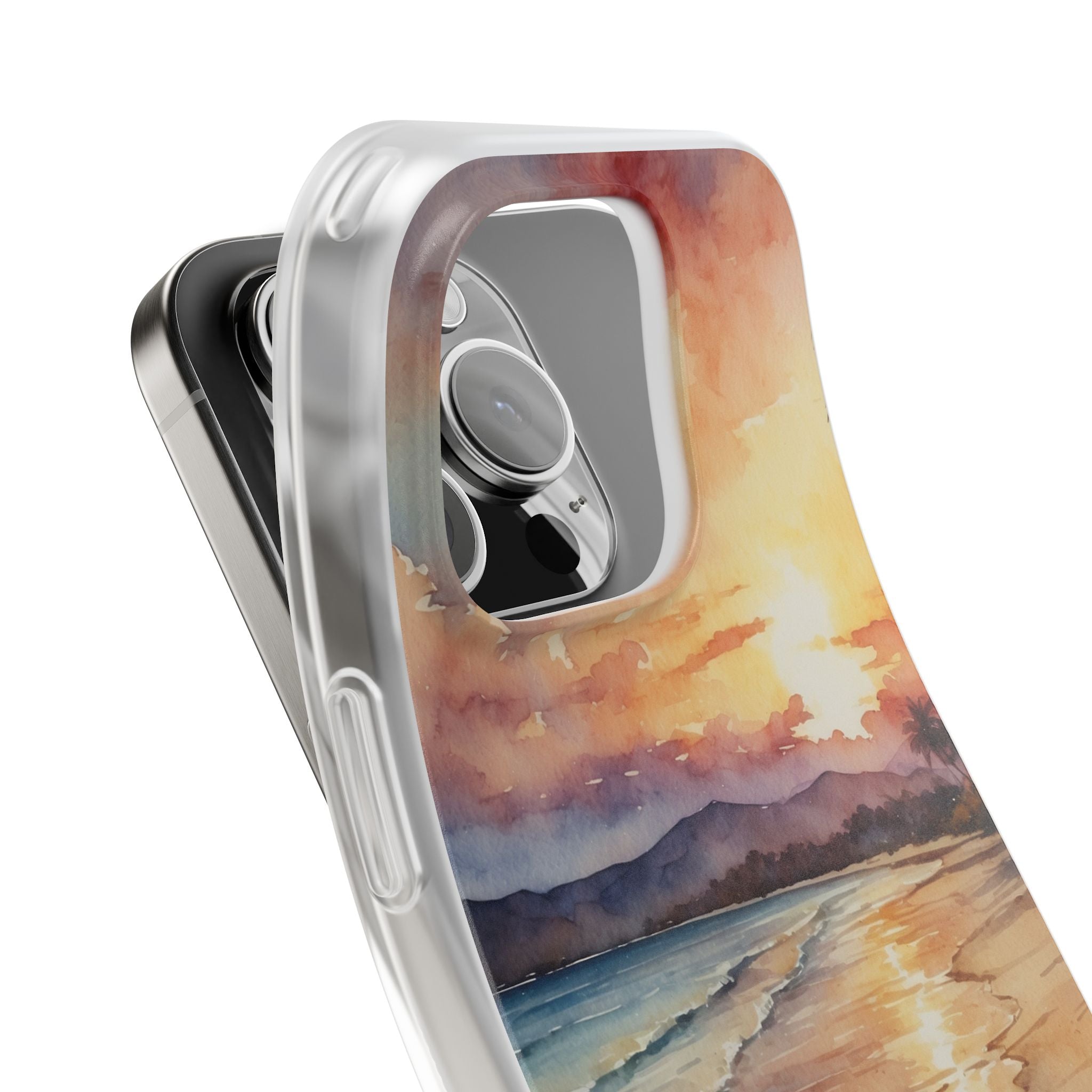 Sunset Reflection iPhone 16 Pro Case - Soft